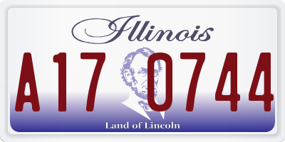 IL license plate A170744