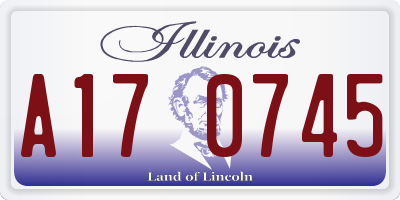 IL license plate A170745