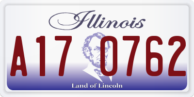 IL license plate A170762