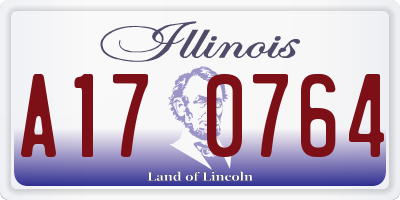 IL license plate A170764
