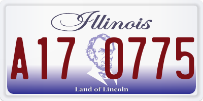 IL license plate A170775