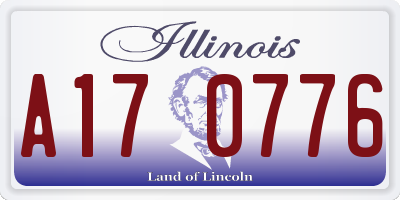 IL license plate A170776