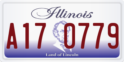 IL license plate A170779