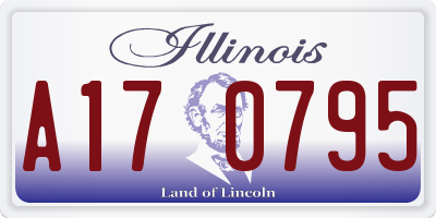 IL license plate A170795