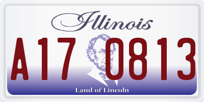 IL license plate A170813