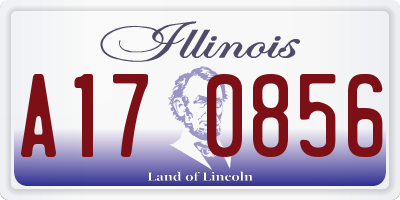 IL license plate A170856