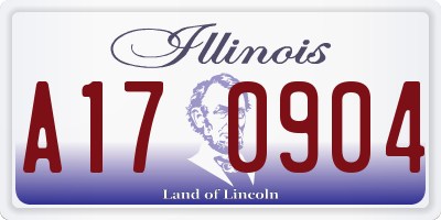 IL license plate A170904