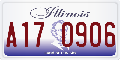 IL license plate A170906