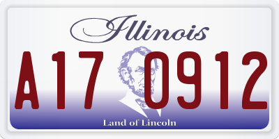 IL license plate A170912