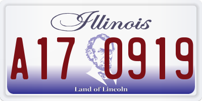 IL license plate A170919