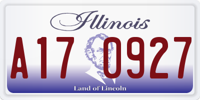 IL license plate A170927