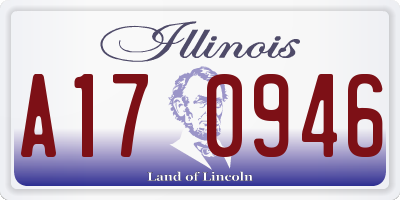 IL license plate A170946