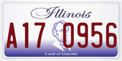 IL license plate A170956