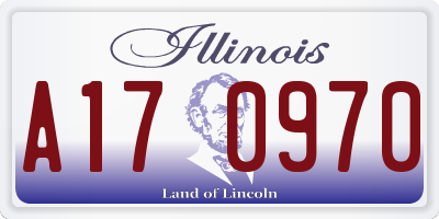 IL license plate A170970