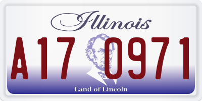 IL license plate A170971