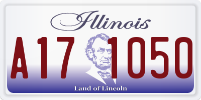 IL license plate A171050