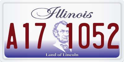 IL license plate A171052