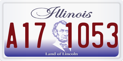 IL license plate A171053