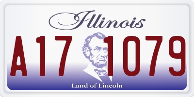 IL license plate A171079