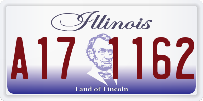 IL license plate A171162