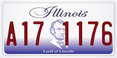 IL license plate A171176