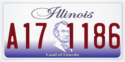 IL license plate A171186