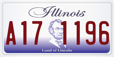 IL license plate A171196
