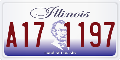 IL license plate A171197