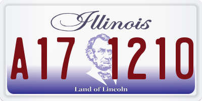 IL license plate A171210