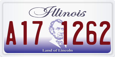 IL license plate A171262