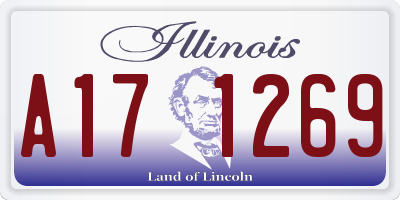 IL license plate A171269