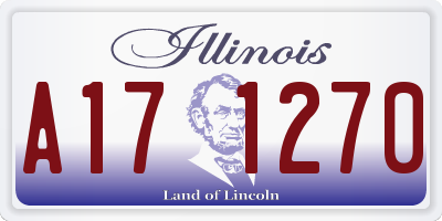IL license plate A171270