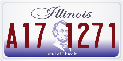 IL license plate A171271