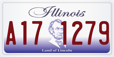 IL license plate A171279