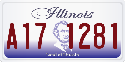 IL license plate A171281