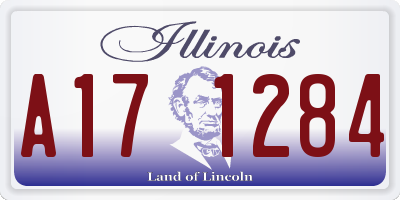 IL license plate A171284