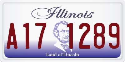 IL license plate A171289
