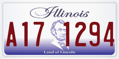 IL license plate A171294