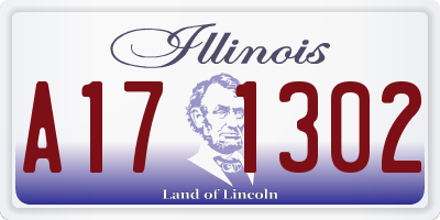 IL license plate A171302