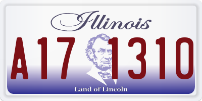IL license plate A171310