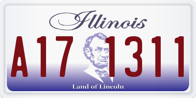 IL license plate A171311