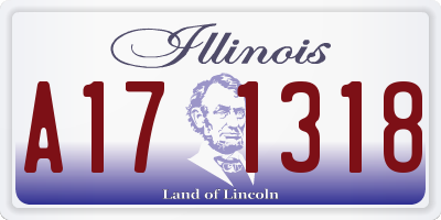 IL license plate A171318