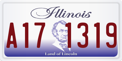 IL license plate A171319