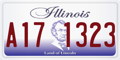 IL license plate A171323