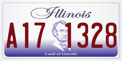 IL license plate A171328