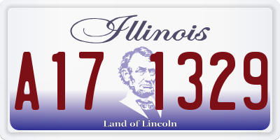 IL license plate A171329