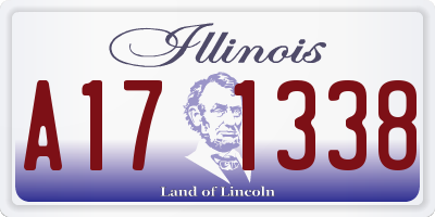 IL license plate A171338