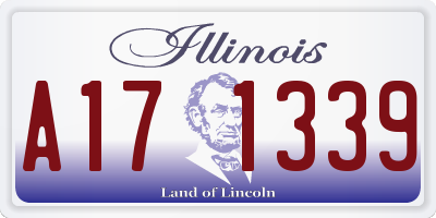 IL license plate A171339