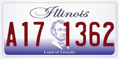 IL license plate A171362