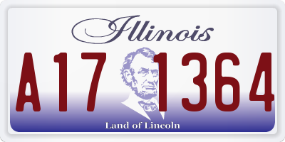 IL license plate A171364
